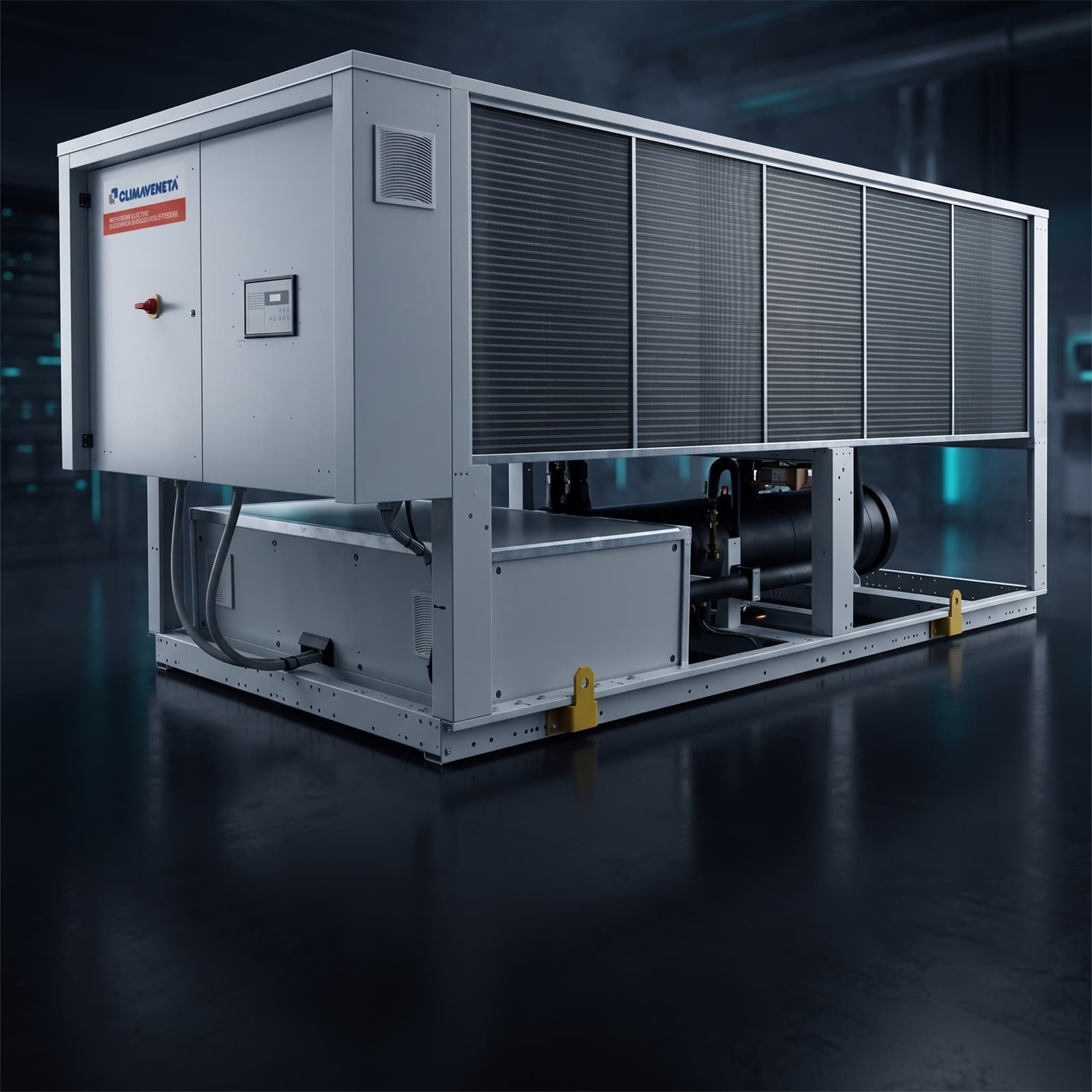 Chiller Climaveneta TECS2 en una planta de agua helada